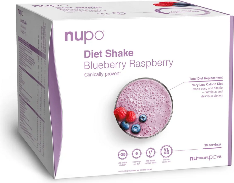 Nupo Diet Shake Blueberry Raspberry 960g