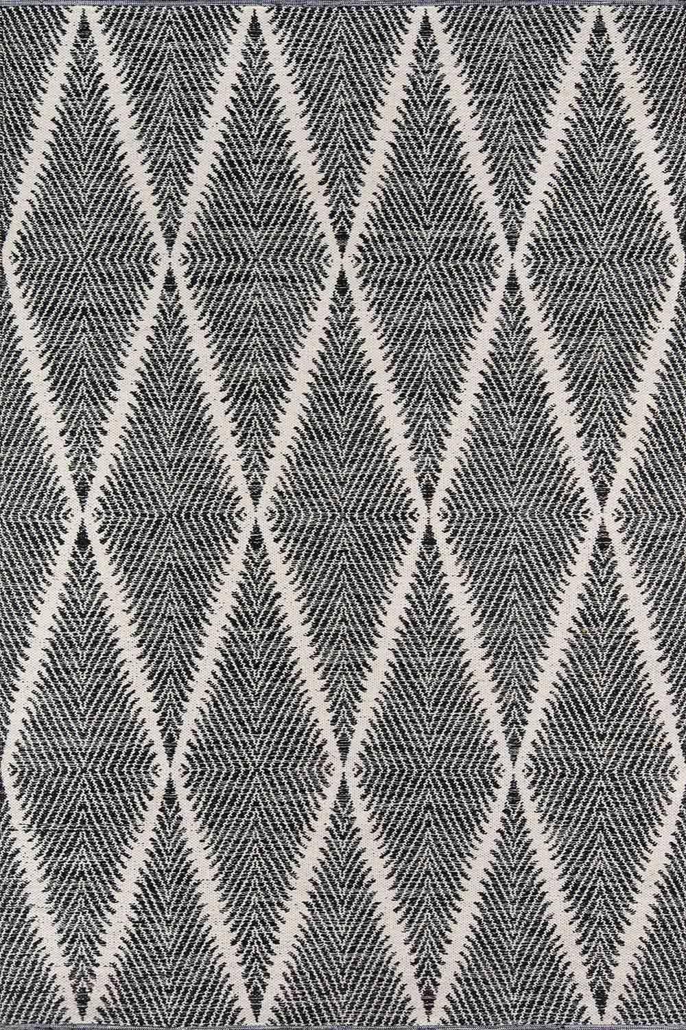 Momeni RIV-1 Rug 90 x 114" - Black/Blue