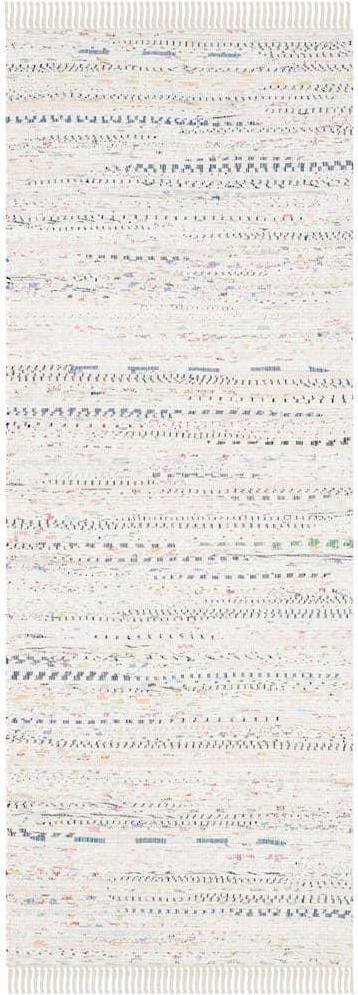 Safavieh Rag Rug Collection Multicolour, White