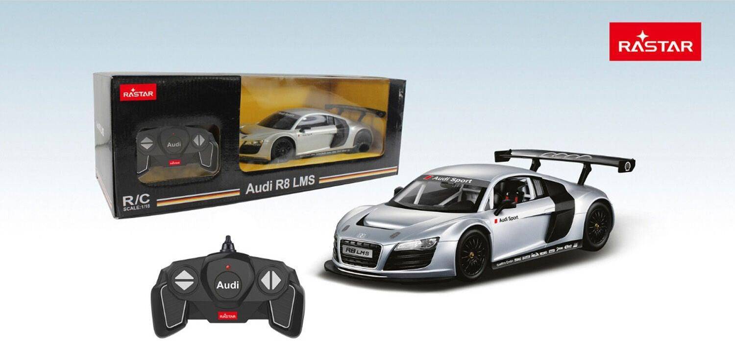 Rastar Audi R8 Radiostyrd Bil, Silver