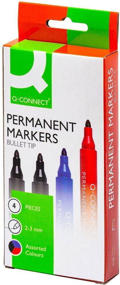 Permanentmarker Rundspitze 2mm 4x