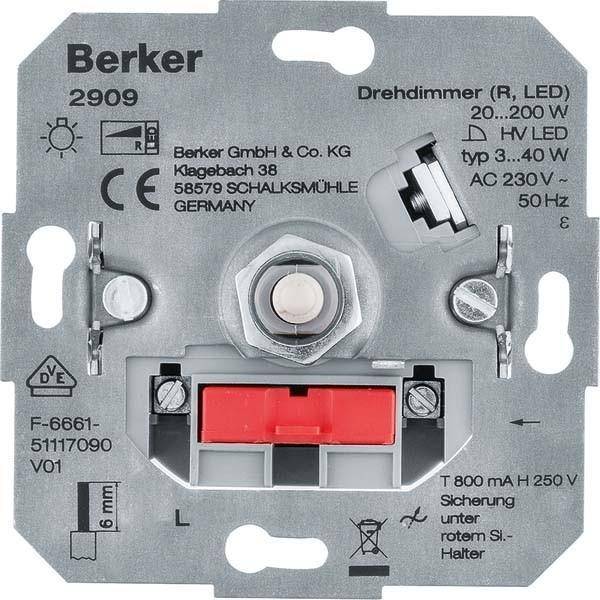 Berker Draaidimmer R LED 2909