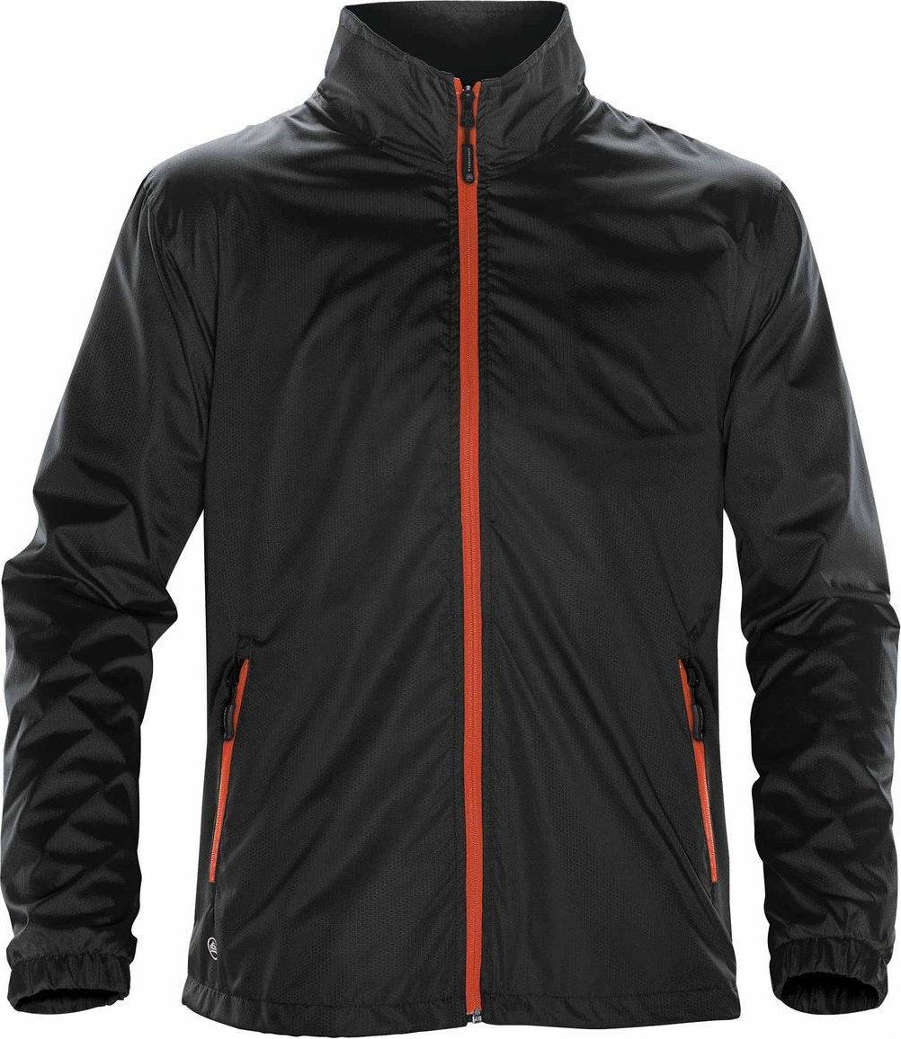 Stormtech Axis Shell Jacket - Black/Orange