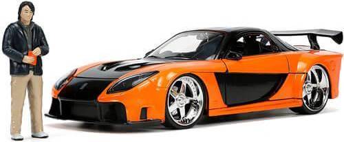 Jada fast and furious cars Jada Fast and Furious 1997 Mazda RX7 with Han 1:24 Scale Ride