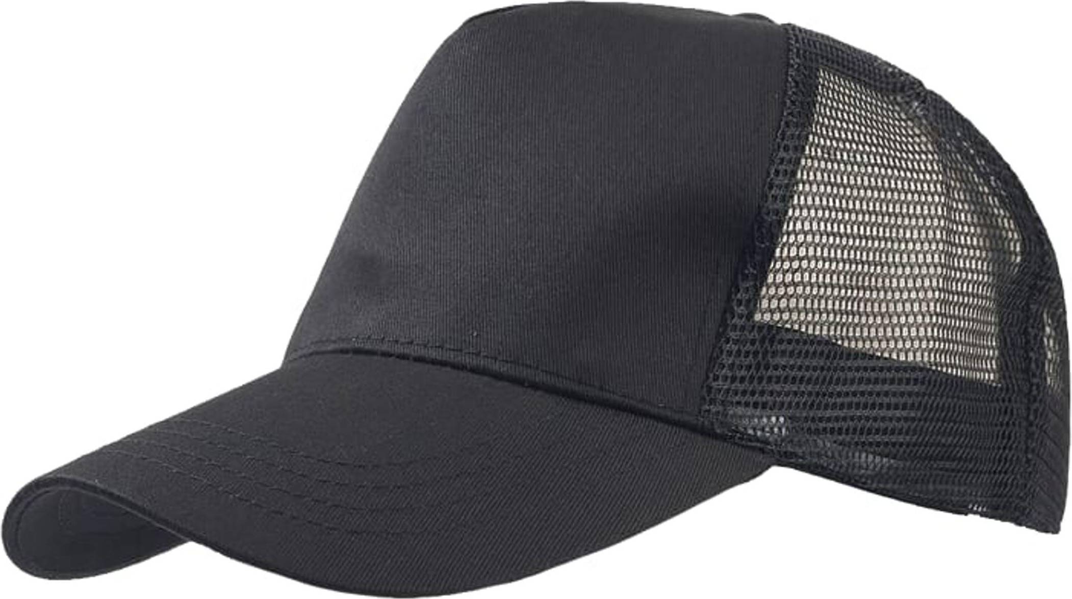 Atlantis Rapper Cotton 5 Panel Trucker Cap - Oliven/Sort