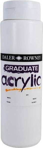 Daler Rowney Graduate Acrylic Titanium White 500ml