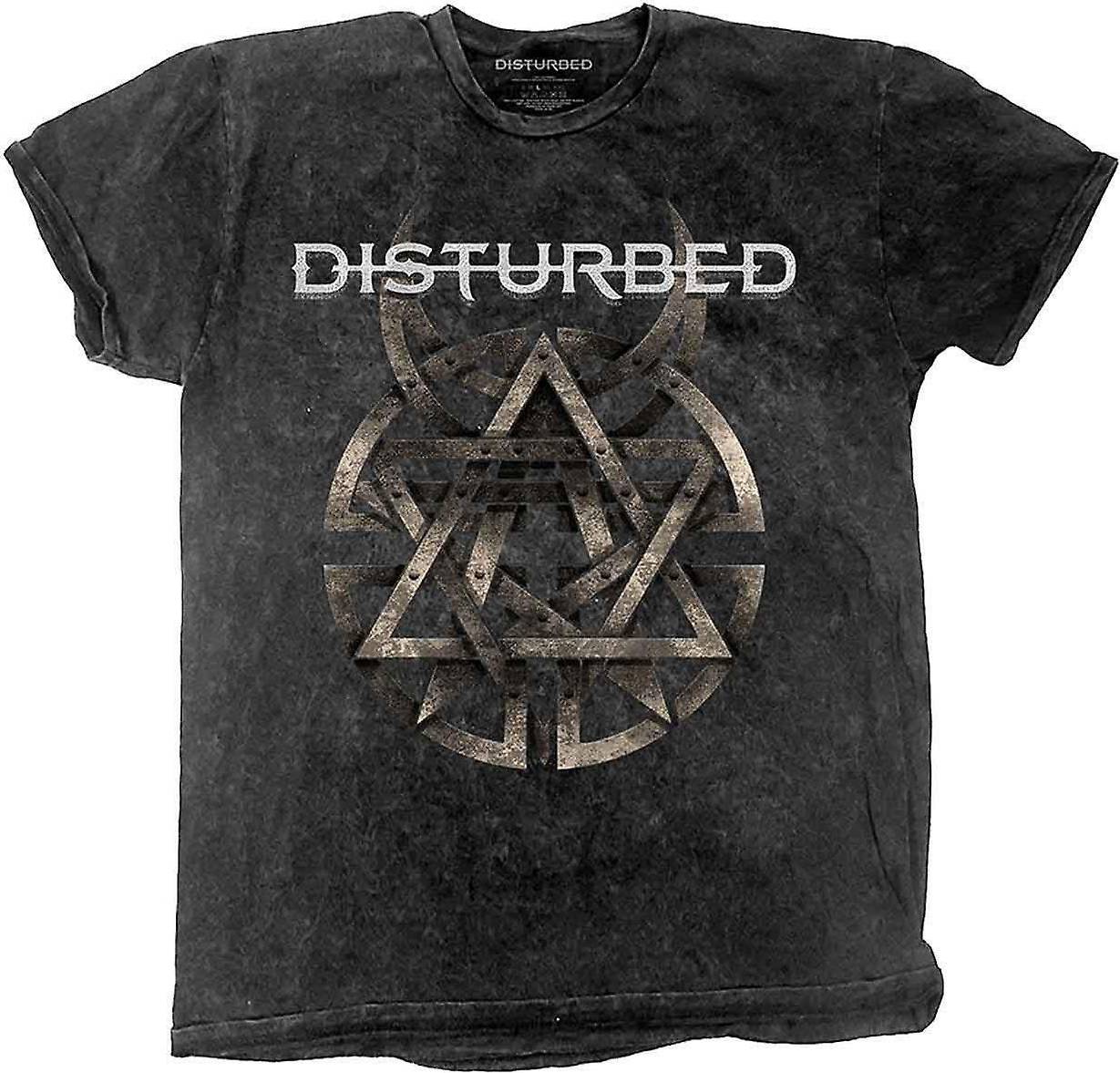 Disturbed Riveted T-shirt - Grey