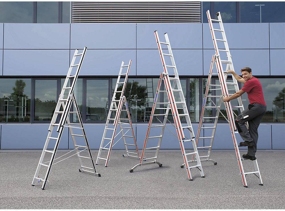 Red Line Combination Ladder 3X12