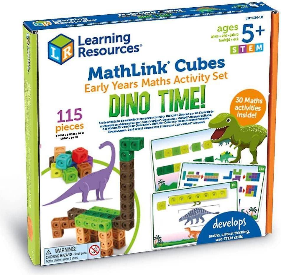 Learning Resources MathLink Cubes Dino Time!