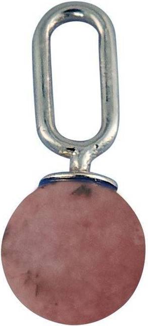 Design Letters Drop Charm - Silver/Pink