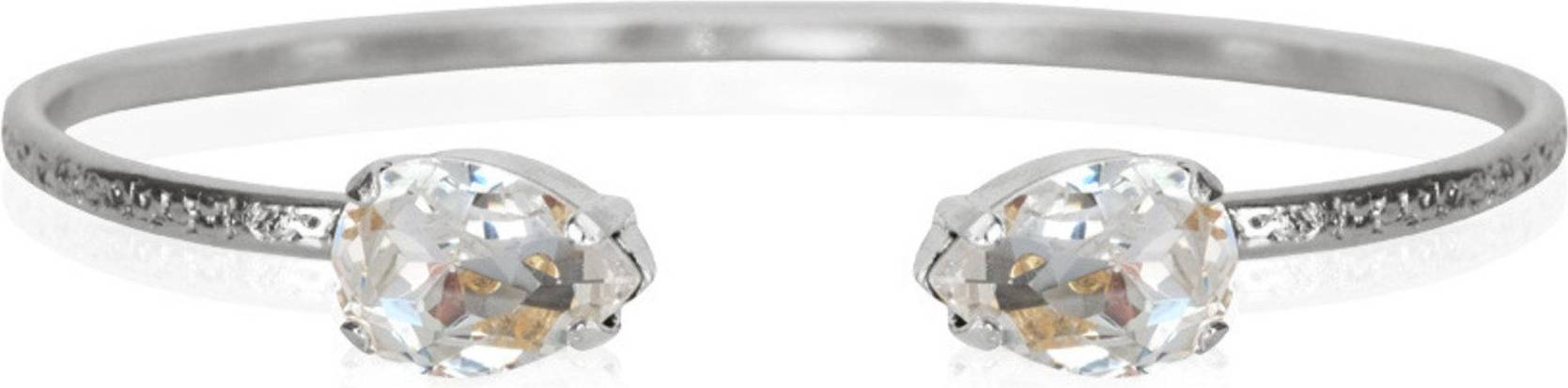 Petite Drop Bracelet - Silver/Transparent