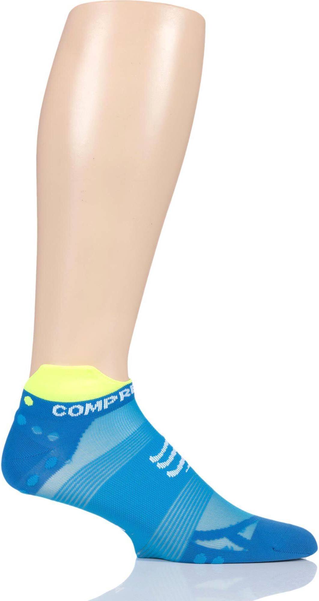Pro Racing Run Ultralight Low Calcetines V3.0 - Azul/Flúor