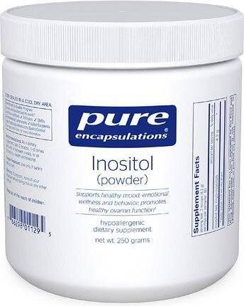 Inositol Pure Encapsulations Inositol Powder 250g