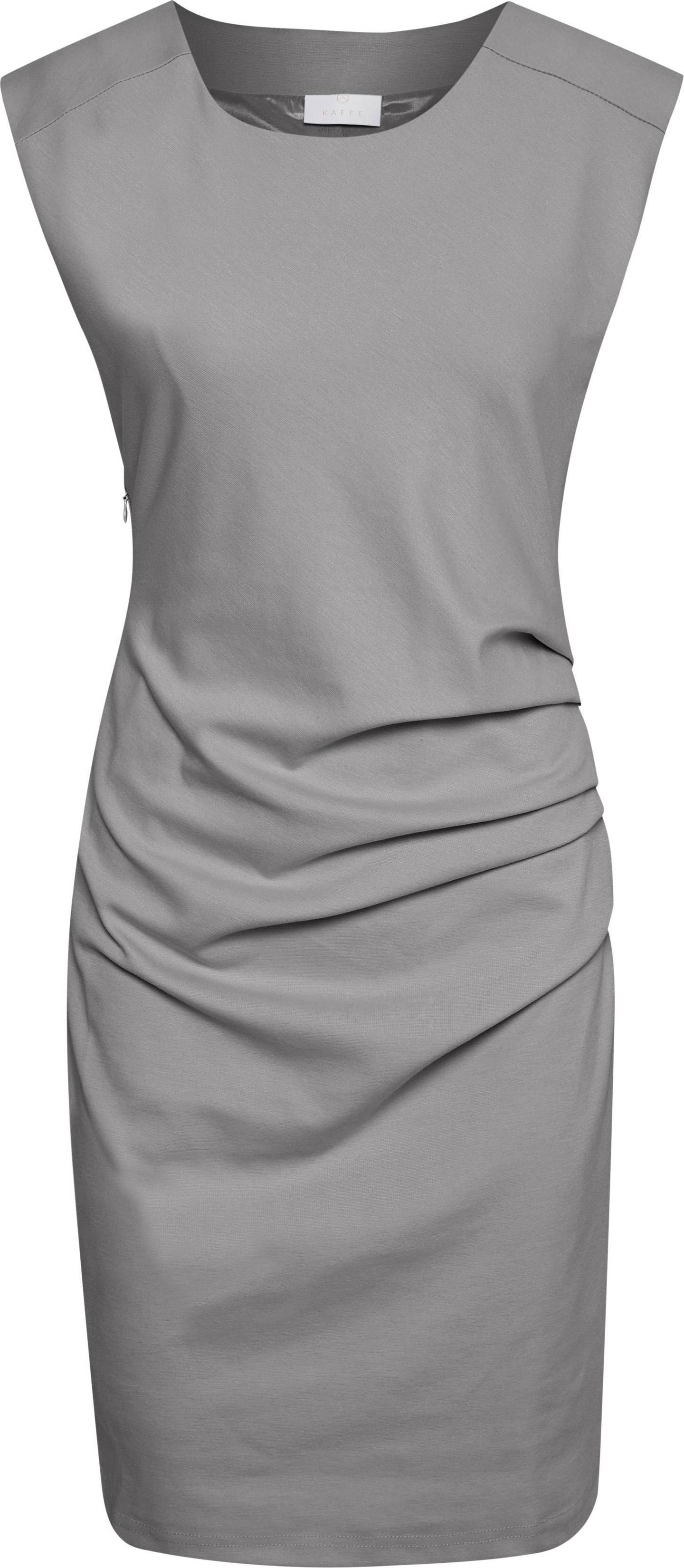 Kaffe Robe Col Rond Femme India - Gris
