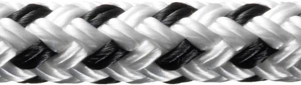 Robline Rio 12mm Hvid/Sort 150m