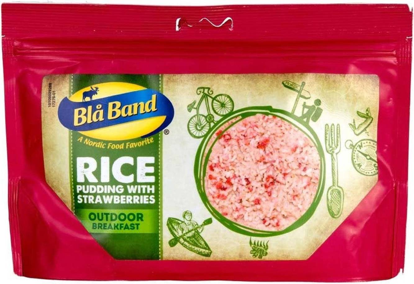 Blå Band Rice Pudding With Strawberries
