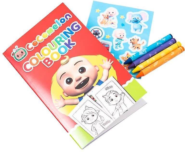 Cocomelon Grab And Go Pack: Colouring Book Set