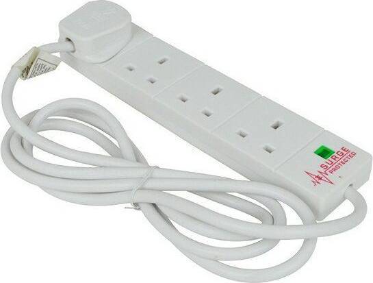 Status Surge Protection Extension Socket 4 Way 2mtr