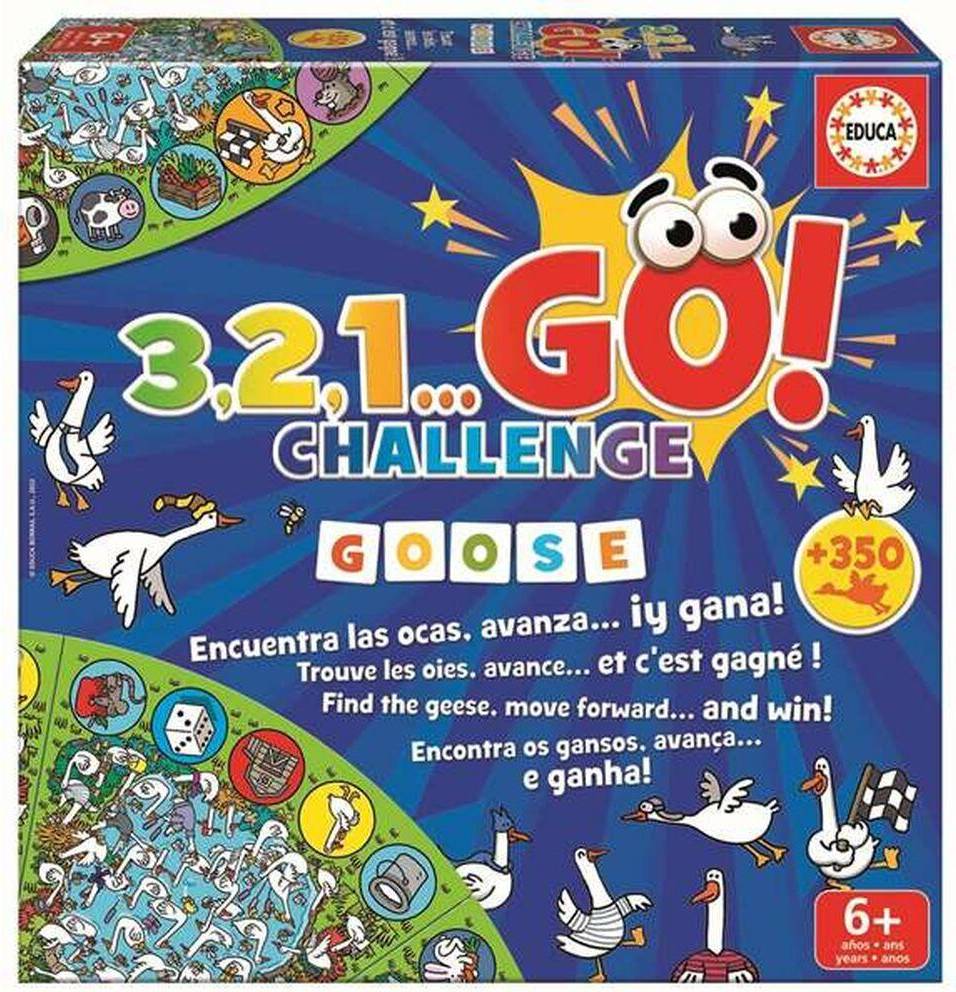 Educa Board game 3,2,1..Challenge Goose