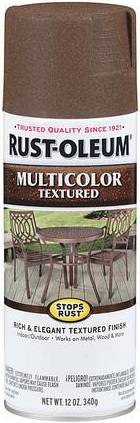 Rust oleum spray paint Rust-Oleum MultiColor Textured Spray Paint Brown