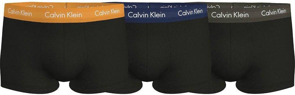 Calvin Klein Low Rise Trunks 3-pack - Black