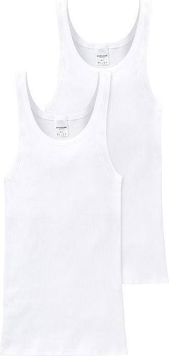 Schiesser 2-pak Essentials Double Rib Undershirts