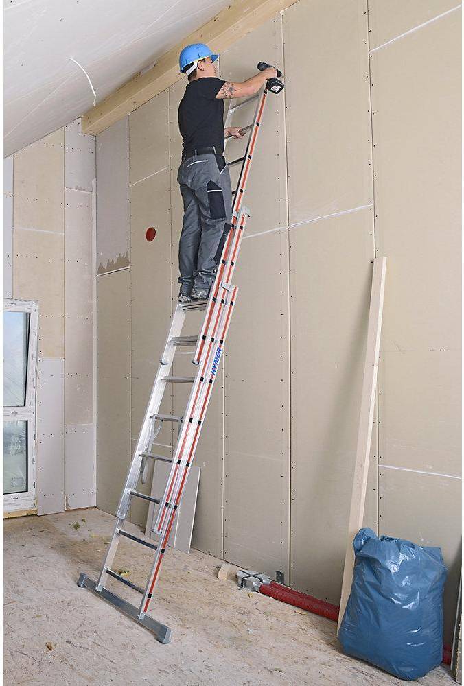 Red Line Combination Ladder 3X8