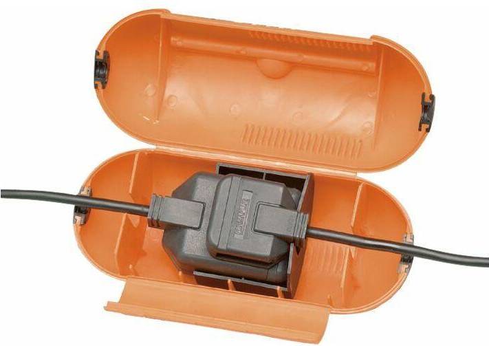 Masterplug Splashproof Plug & One Gang Socket Cover