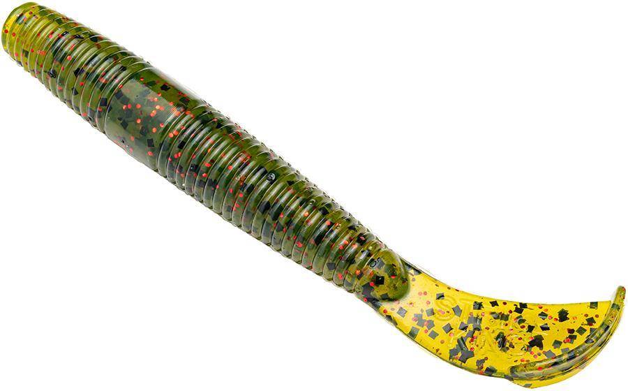 Strike King Rage Ned Cut-R Worm 7.5cm 9-pack Watermelon Red Flake