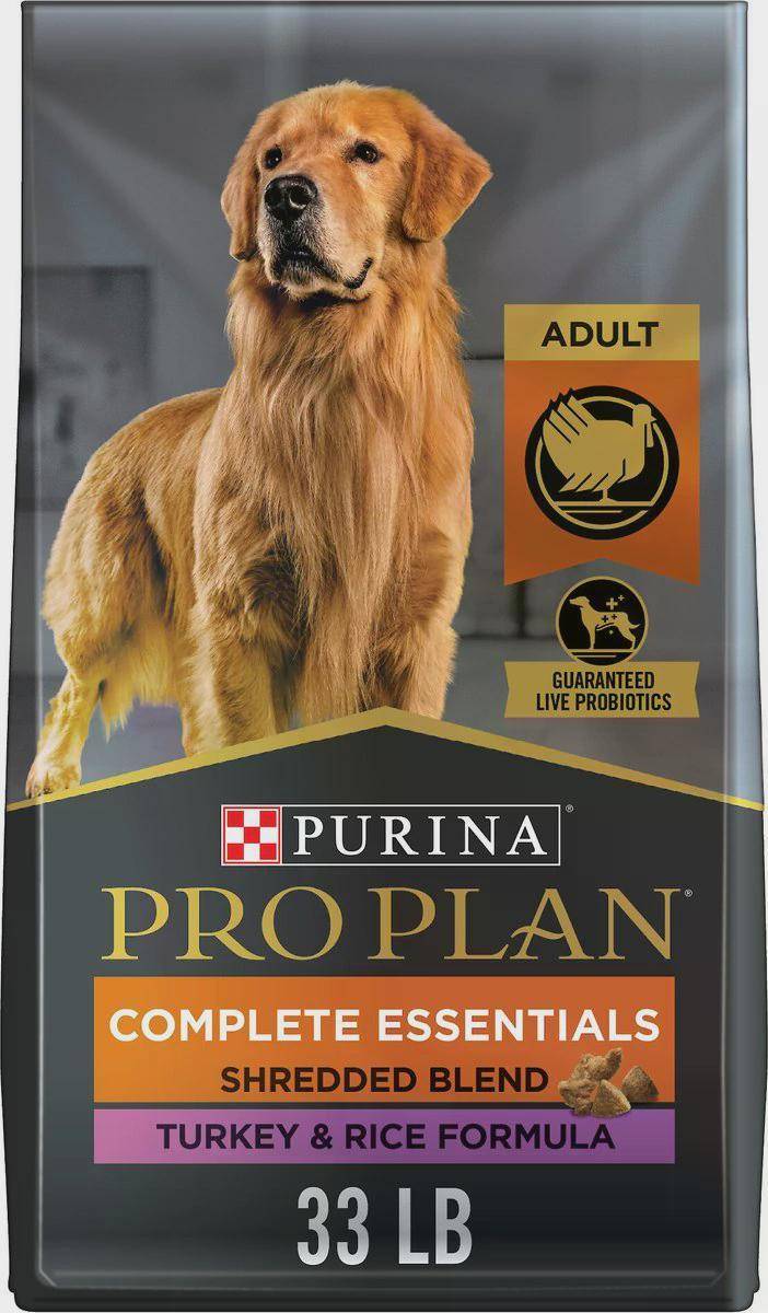 Purina pro plan shredded blend Pro Plan Complete Essentials Shredded Blend Turkey & Rice Probiotic 14.969kg