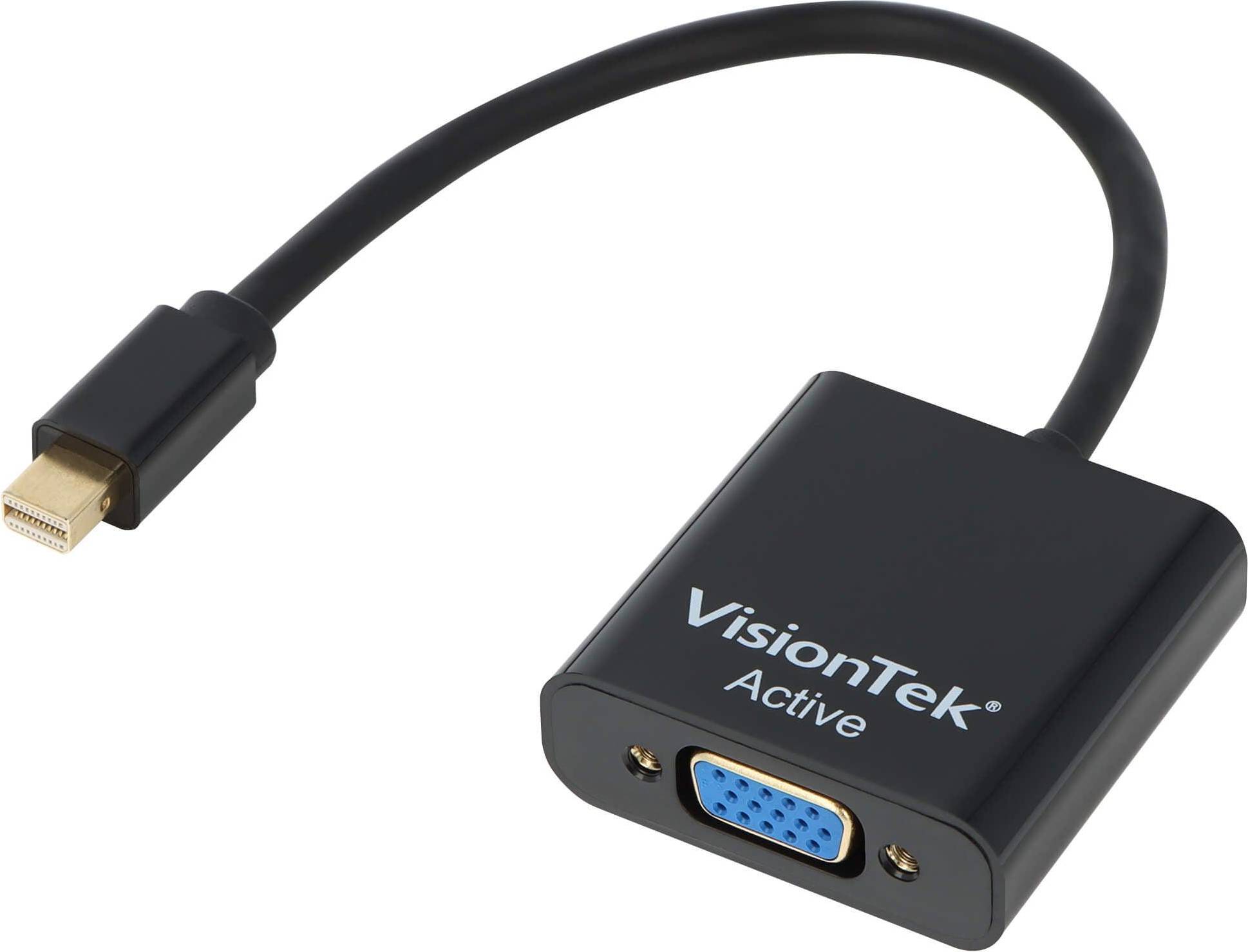 Visiontek Mini DisplayPort-VGA 1.2 M-F Adapter