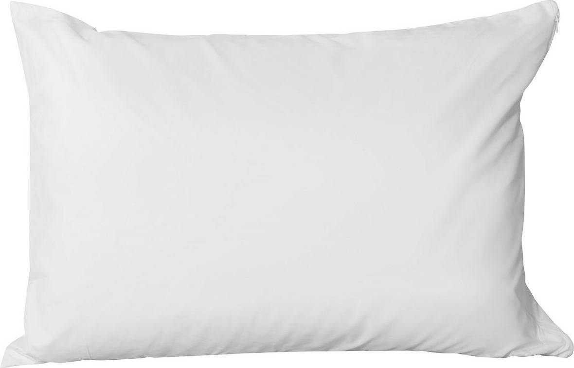 Allerease Cotton Fresh Zippered Pillow Protector Pillow Case White (50.8x71.12cm)
