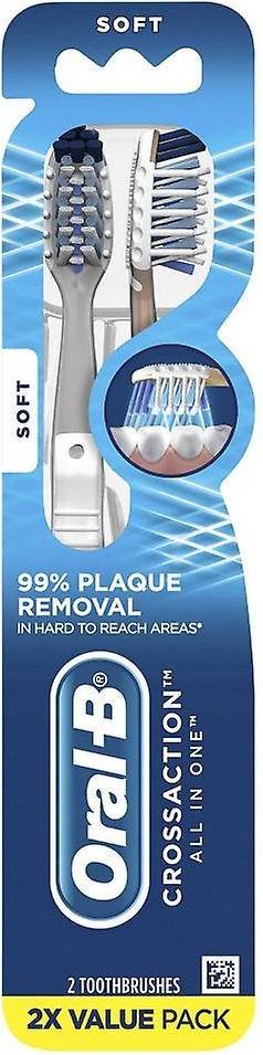Oral b cross action Oral-B Cross Action All In One Soft 2-pack
