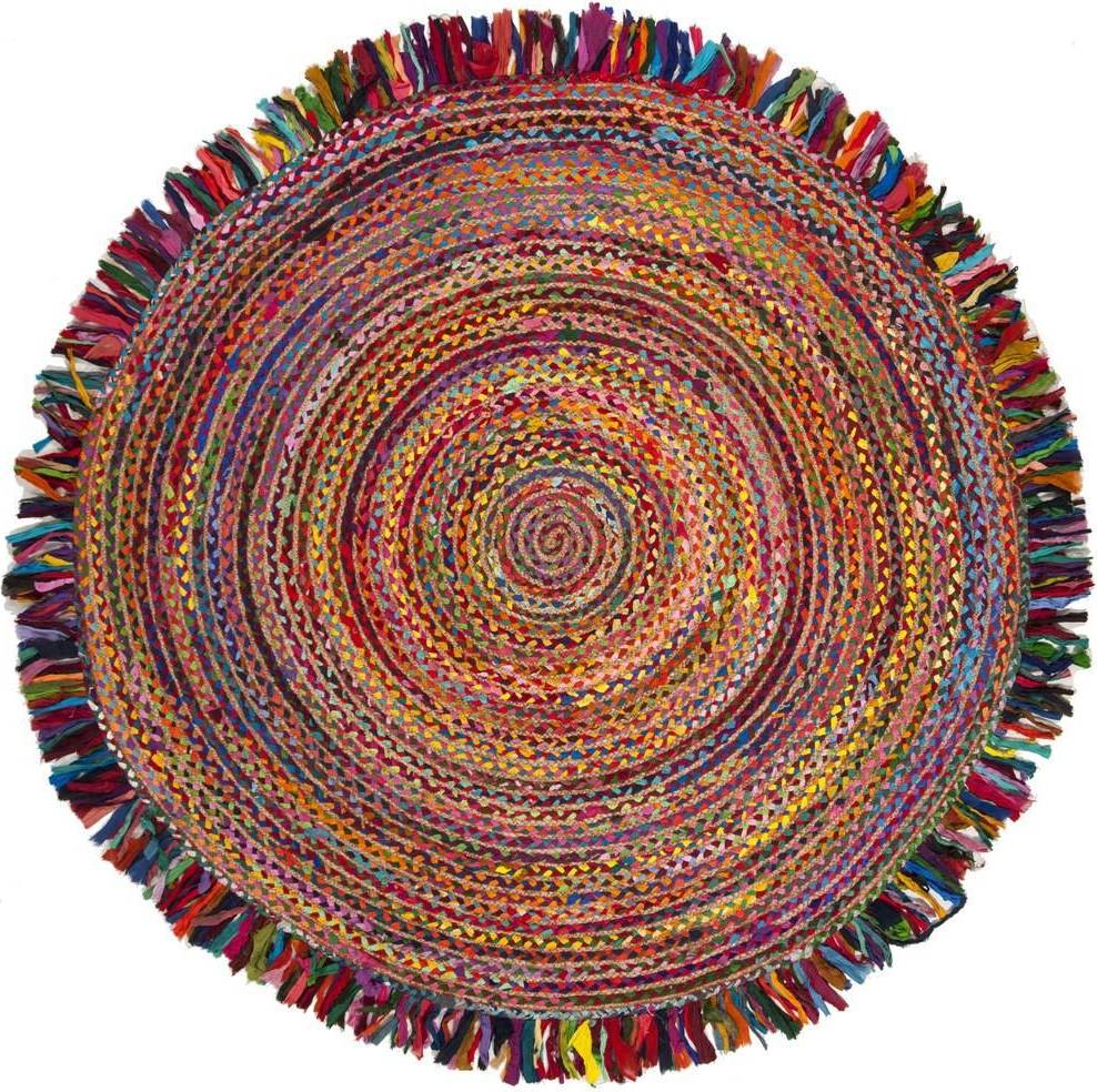 Safavieh Cape Cod Collection Multicolor, Red 48"