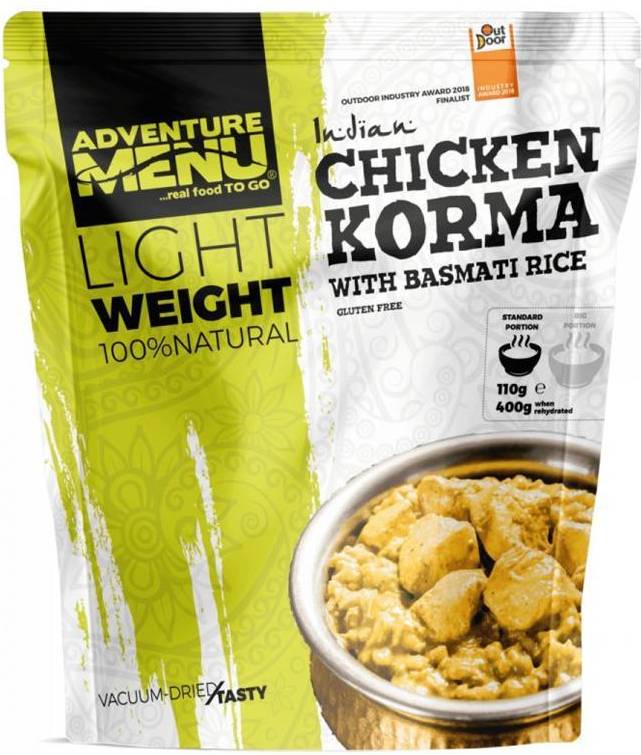 Adventure Menu Chicken Korma with Basmati Rice