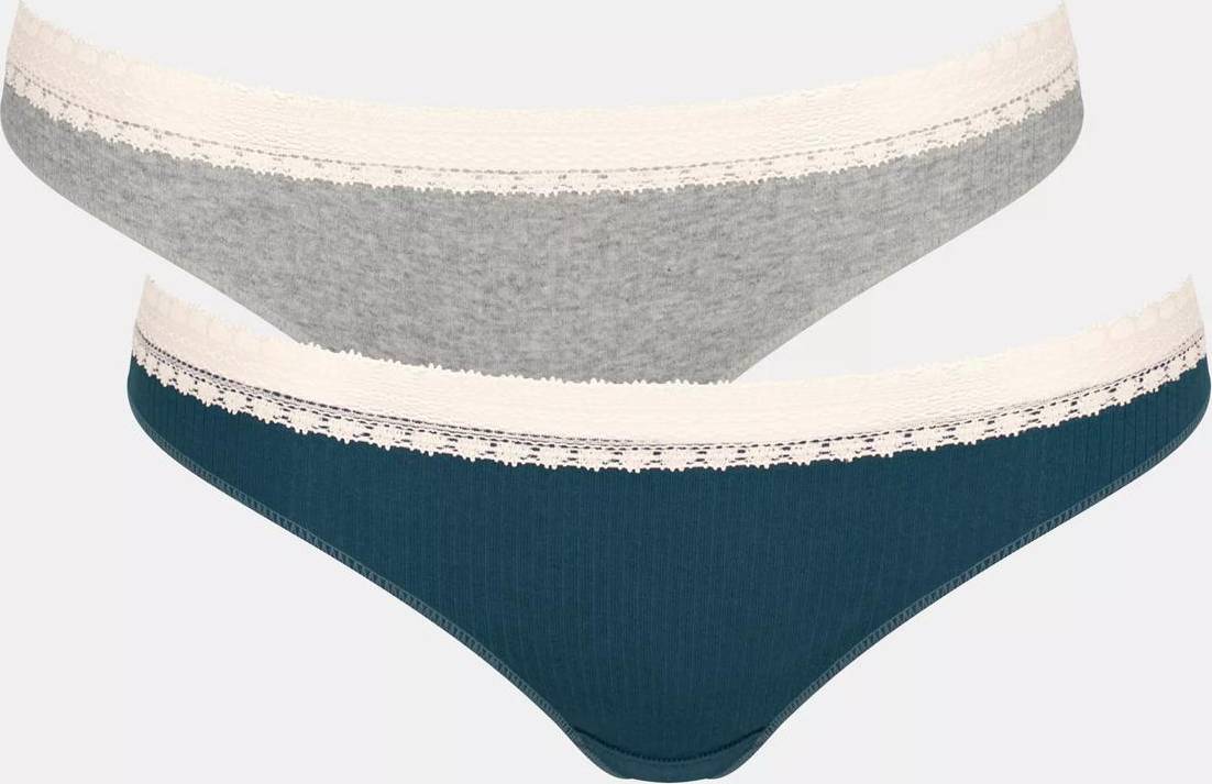 Sloggi GO Ribbed Pants - Musta