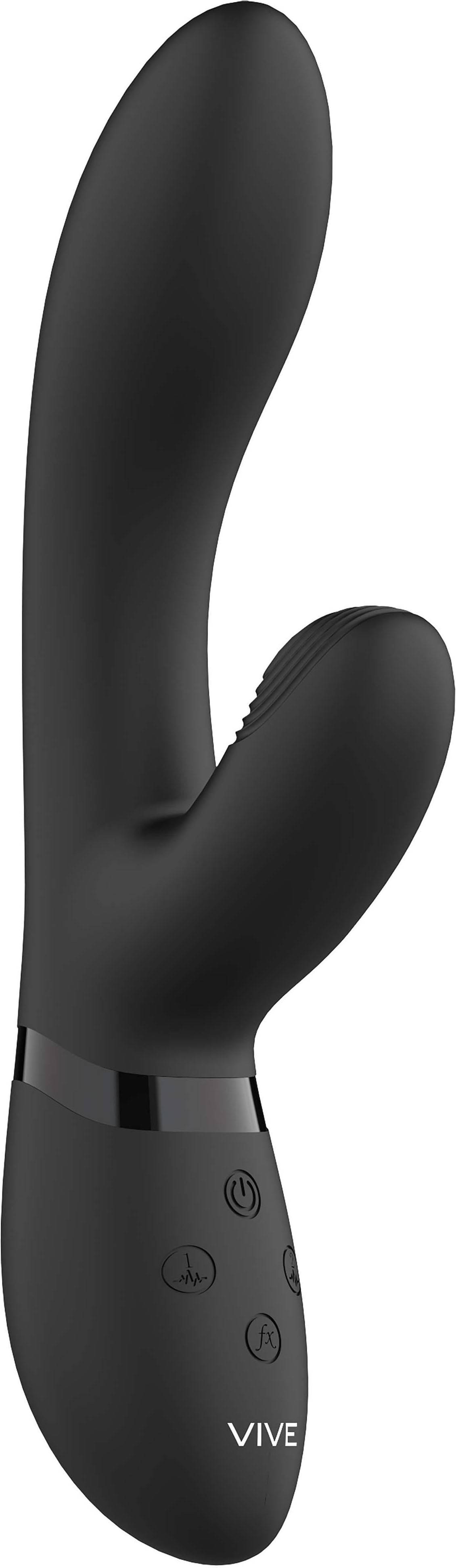 Kyra Pulse Clitoral Rabbit Black
