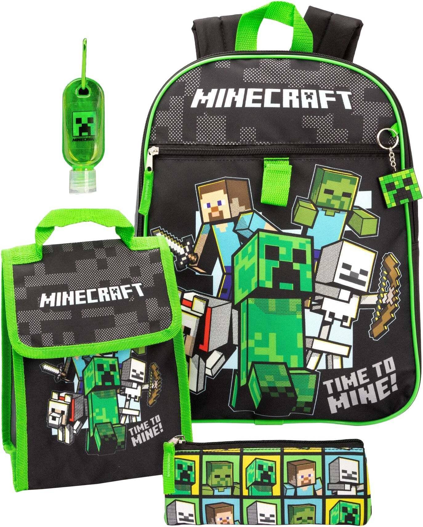 Minecraft Time To Mine Backpack Set