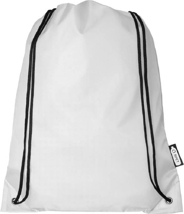 Bullet Oriole Drawstring Backpack - White