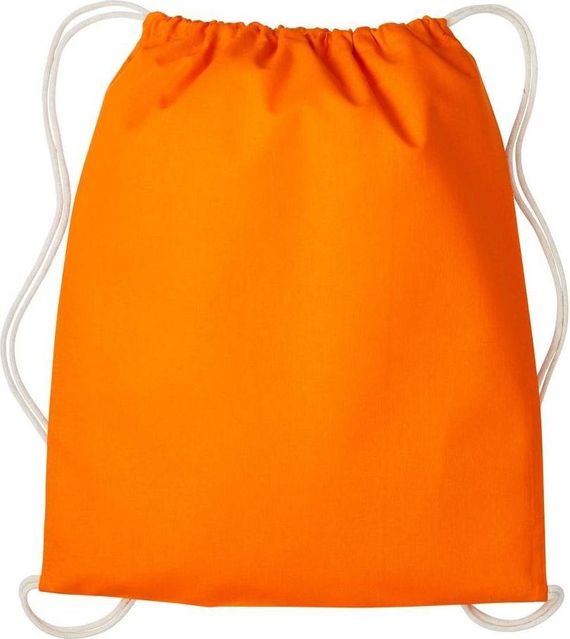 Nutshell Drawstring Gymsac - Orange/Natural