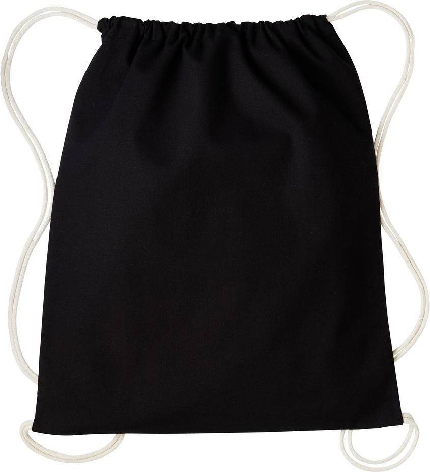 Nutshell Drawstring Gymsac - Black/Natural