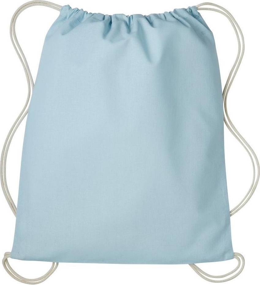 Nutshell Drawstring Gymsac - Pastel Blue/Natural