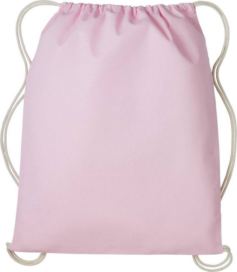Nutshell Drawstring Gymsac - Pastel Pink/Natural
