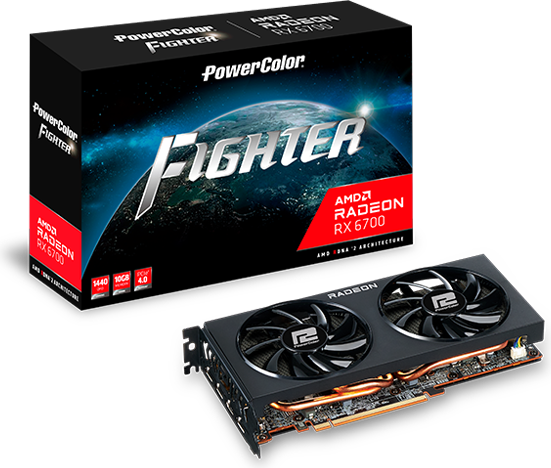 Powercolor Radeon RX 6700 HDMI 3xDP 10GB