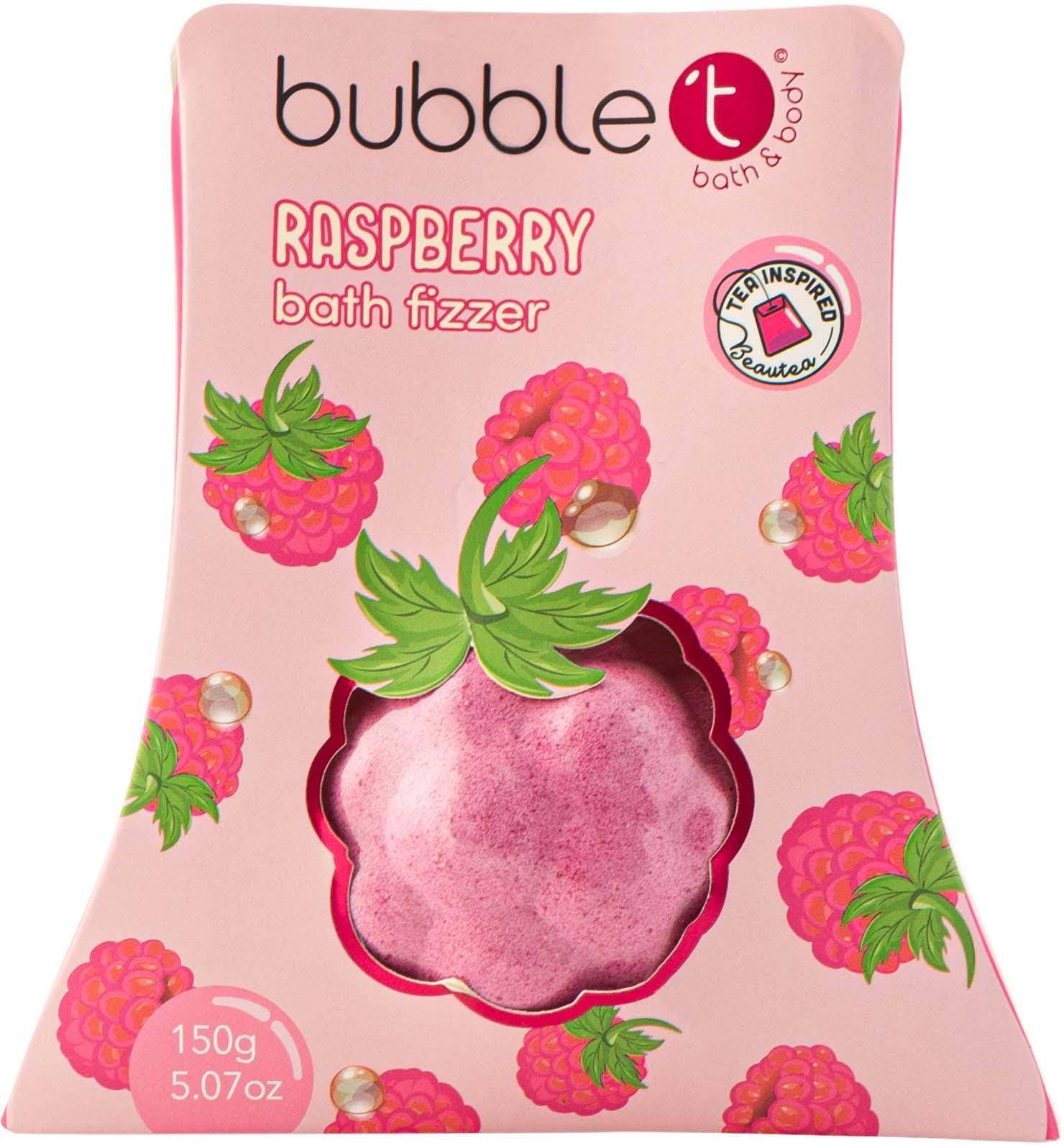 BubbleT Fruitea Bath Bomb Fizzer Raspberry 150g