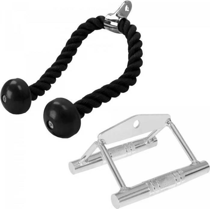 Gorilla Sports Rowing Handle and Triceps Rope
