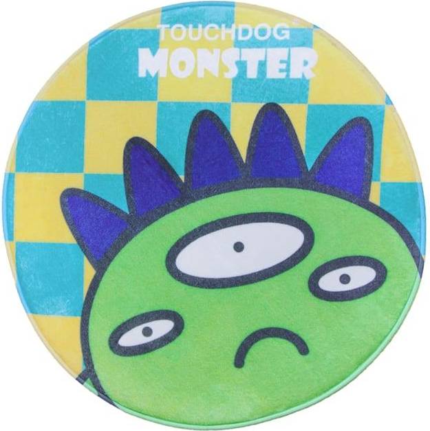 Green Cartoon Alien Monster Rounded Mat