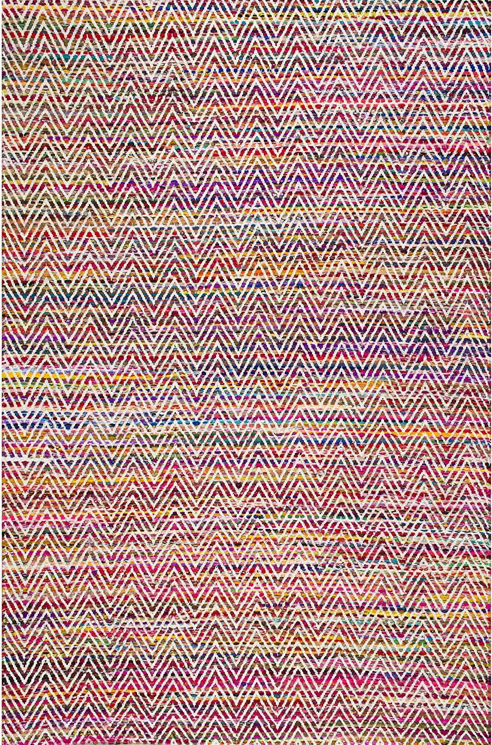 Nuloom Rochell Bohemian Chevron Pink 24x36"