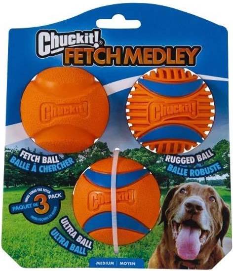 Fetch Medley 3 Pack Fetch, Rugged & Ultra Ball