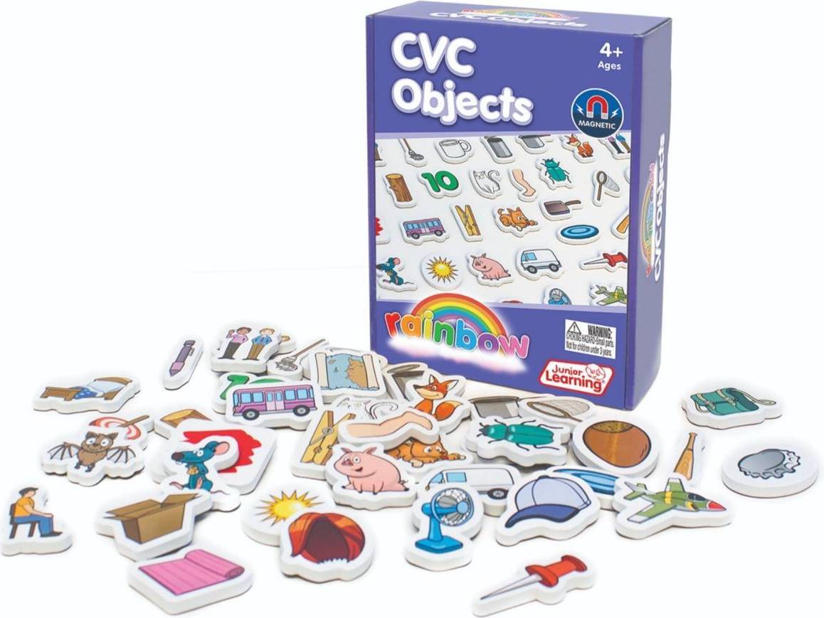 Junior Learning Rainbow Cvc Objects Magnetic Activities Learning Set